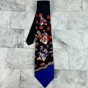1993 Flintstones cartoon baseball football basketball tie